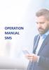 OPERATION MANUAL SMS