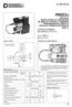 p max 350 bar Q max 5 l/min 0.75 bar bar vedere diagramma p min = f(q) l/min. l/min. % di p nom < 1% % di p nom ± 0,5% vedere paragrafo 4 10 / +50