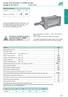 Cilindri DIN ISO 6431 e VDMA Alesaggi da 160 a 320 mm