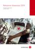 Relazione d esercizio Attività della Croce Rossa Svizzera in Svizzera e all estero