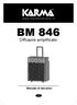 BM 846 Diffusore amplifi cato Manuale di istruzioni