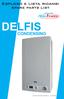 Esploso e lista ricambi SPARE PARTS LIST BRAND NAME DELFIS CONDENSING