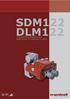 SDM122 DLM122. Distributori monoblocco per applicazioni su Caricatori Frontali