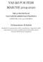 MARCHE PER LA PROCEDURA DI VALUTAZIONE AMBIENTALE STRATEGICA (PARTE II DEL D.LGS. 152/06 E SS.MM.II.) Dichiarazione di Sintesi