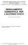 REGOLAMENTO CONSORTILE PER L ACCESSO CIVICO