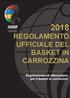 2018 REGOLAMENTO UFFICIALE DEL BASKET IN CARROZZINA