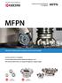MFPN MFPN. Vibrazioni ridotte grazie al design a basse forze di taglio. Fresatura con inserti bilaterali a 10 taglienti