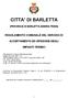 CITTA DI BARLETTA (PROVINCIA DI BARLETTA-ANDRIA-TRANI) REGOLAMENTO COMUNALE DEL SERVIZIO DI ACCERTAMENTO ED ISPEZIONE DEGLI IMPIANTI TERMICI