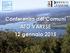 Conferenza dei Comuni ATO VARESE 12 gennaio 2015