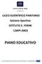 ISTITUTI PARITARI FERMI DD. USR-ER N. 225 PIANO EDUCATIVO