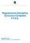 Regolamento Disciplina Concorso Completo F.I.S.E.