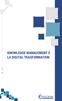 KNOWLEDGE MANAGEMENT E LA DIGITAL TRASFORMATION