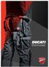 DUCATI. Workwear. A lavoro, indossa la tua passione. At work, You must wear Your passion.