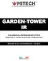 GARDEN-TOWER IR. COLONNE ALL INFRAROSSO ATTIVO Disponibili in versione terminale e bidirezionale. Manuale di uso ed installazione ITALIANO