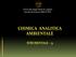 CHIMICA ANALITICA AMBIENTALE