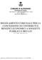 REGOLAMENTO COMUNALE PER LA CONCESSIONE DI CONTRIBUTI E BENEFICI ECONOMICI A SOGGETTI PUBBLICI E PRIVATI