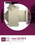 Series CGO CMO-N Pompe centrifughe orizzontali con tenuta meccanica Horizontal centrifugal pumps with mechanical seal