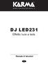 DJ LED231 Effetto luce a leds Manuale di istruzioni