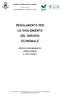 REGOLAMENTO PER LO SVOLGIMENTO DEL SERVIZIO ECONOMALE