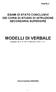 MODELLI DI VERBALE allegato all O.M. del 9 febbraio 2004, n.21