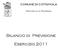 Comune di Cotignola BILANCIO DI PREVISIONE 2011 Pag. 2 PARTE I - ENTRATA