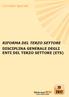 RIFORMA DEL TERZO SETTORE DISCIPLINA GENERALE DEGLI ENTI DEL TERZO SETTORE (ETS)