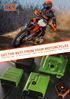 GET THE BEST FROM YOUR MOTORCYCLES CENTRALINE E ACCESSORI PER KTM/HUSQVARNA OFF-ROAD