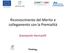 Riconoscimento del Merito e collegamento con la Premialità. Giampaolo Vannutelli