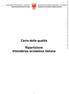 Carta della qualità. Intendenza scolastica italiana