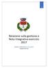 Relazione sulla gestione e Nota Integrativa esercizio 2017 [BILANCIO CONSOLIDATO AL 31/12/2017] Castagnole delle Lanze