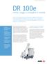 DR 100e. Unità a raggi x compatta e mobile. DR 100e (ANALOGICO)