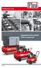 PROFESSIONAL range. Compressori d aria a pistoni Piston air compressors