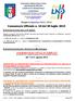 Comunicato Ufficiale n. 10 del 30 luglio 2015