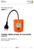 Tester delle prese di corrente 230V AC. Istruzioni per l'uso EN (DIN VDE ) CAT III / 300V AC TESTY 1. Pagina TESTY 1