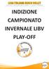 INDIZIONE CAMPIONATO INVERNALE LIBV PLAY-OFF