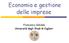 Economia e gestione delle imprese. Francesca Cabiddu Università degli Studi di Cagliari