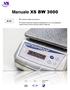 Manuale XS BW 3000 IP 67