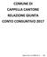 COMUNE DI CAPPELLA CANTONE RELAZIONE GIUNTA CONTO CONSUNTIVO 2017