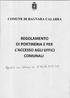 COMUNE DI BAGNARA CALABRA REGOLAMENT D PORTINERIA E PER L'ACCESSO AGLI UFFICI COMUNALI. k AabI) co,c, Y. 29 Aoy-23,15