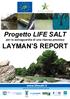 Progetto LIFE SALT per la salvaguardia di una risorsa preziosa LAYMAN S REPORT