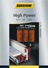 High Power. SCP - HR - EdM CATALOGO 10/11