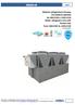 Modulo refrigeratore d acqua con batterie alettate da 166,8 kw a 1103,6 kw Water refrigerant unit with finned coils from 166,8 kw to 1103,6 kw