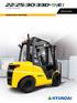 ( ) MOVING YOU FURTHER HYUNDAI HEAVY INDUSTRIES. Carrelli diesel controbilanciati