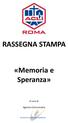 «Memoria e Speranza»