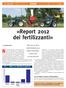 «Report 2012 dei fertilizzanti»