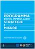 PROGRAMMA STRATEGIE E MISURE DIGITAL IMPRESA LAZIO