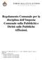 Regolamento Comunale per la disciplina dell Imposta Comunale sulla Pubblicità e Diritti sulle Pubbliche Affissioni.