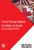Croce Rossa Italiana. Comitato di Aosta Annual Report Croce Rossa Italiana