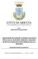 CITTÀ DI ARICCIA CITTÀ METROPOLITANA DI ROMA CAPITALE. AREA I Settore Servizi e Trasporti Scolastici