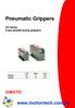 Pneumatic Grippers.   GIMATIC. SH Series 2-jaw parallel-acting grippers. F (N) s(mm) m (g) SH SH